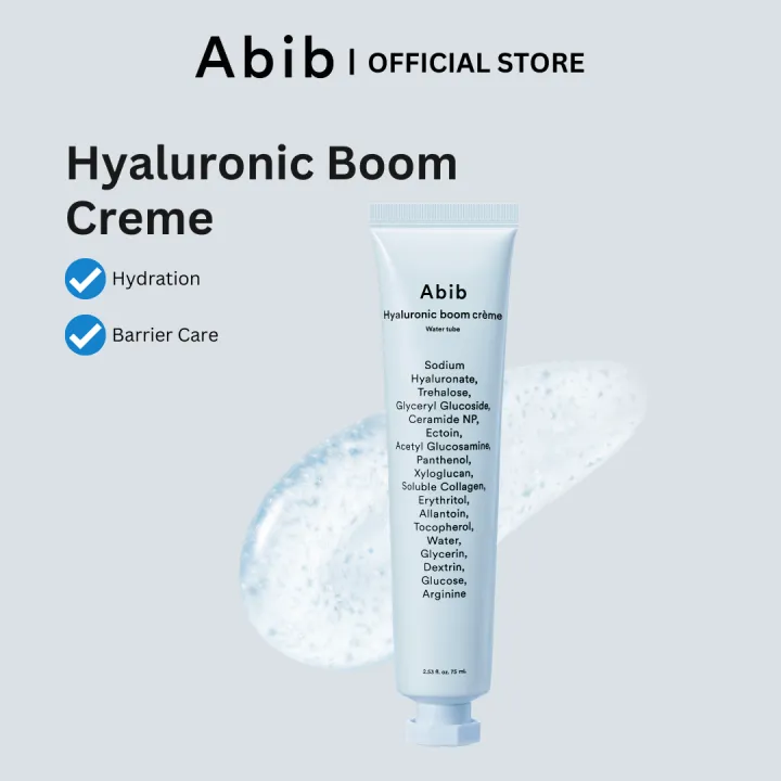 [NEW] Abib Hyaluronic Boom Creme Water Tube 75ml