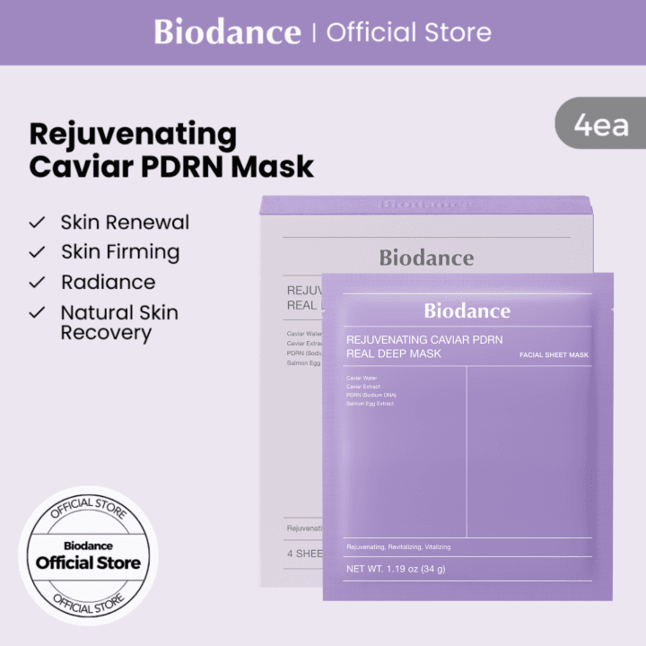 Biodance Rejuvenating Caviar PDRN Real Deep Mask (1ea / 4ea per box)