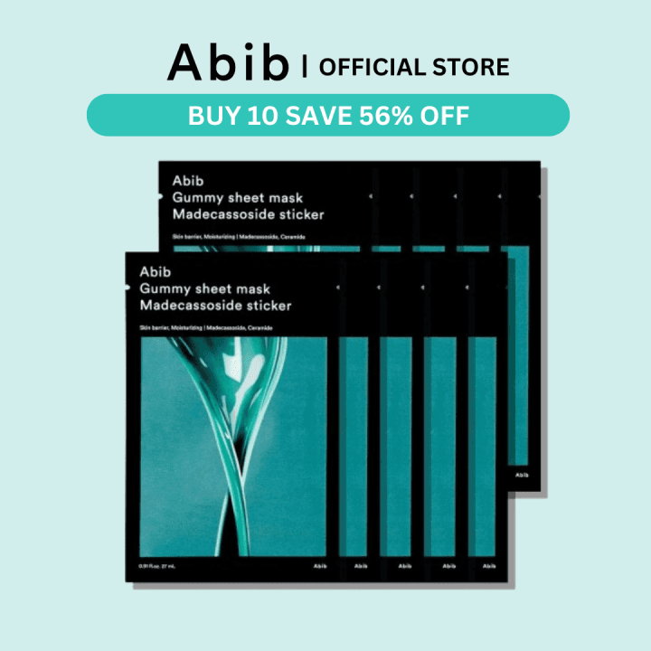 Abib Gummy Sheet Mask Madecassoside Sticker (10ea)