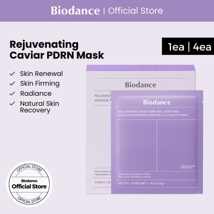 Biodance Rejuvenating Caviar PDRN Real Deep Mask (1ea / 4ea per box)